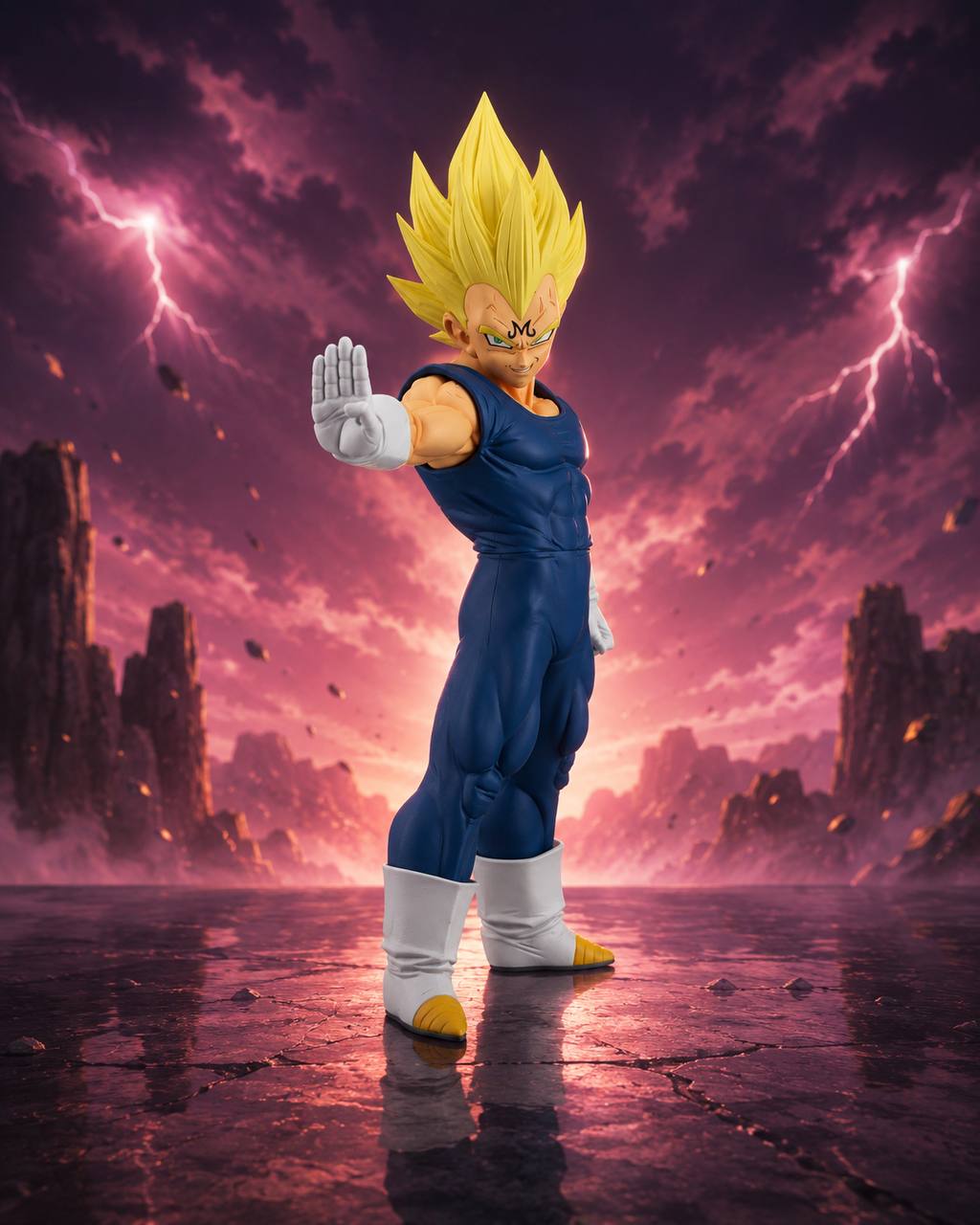 Figura Majin Vegeta Grandista Dragon Ball Z 31cm
