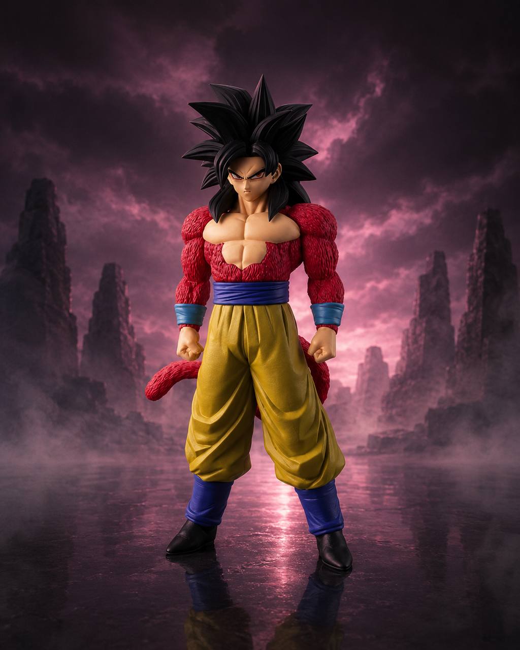 Son Goku Super Saiyan 4 solid edge works DragonBall GT